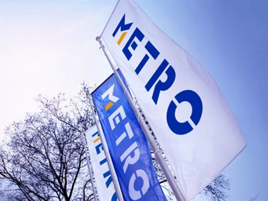Metro AG vlag