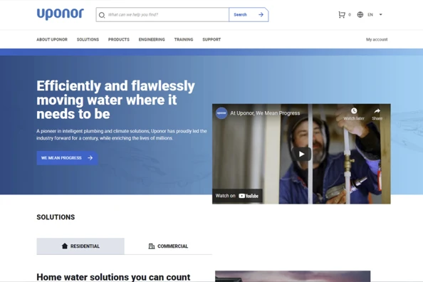 Uponor-website