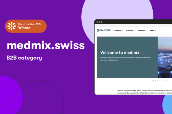 medmix Webseite des Jahres
